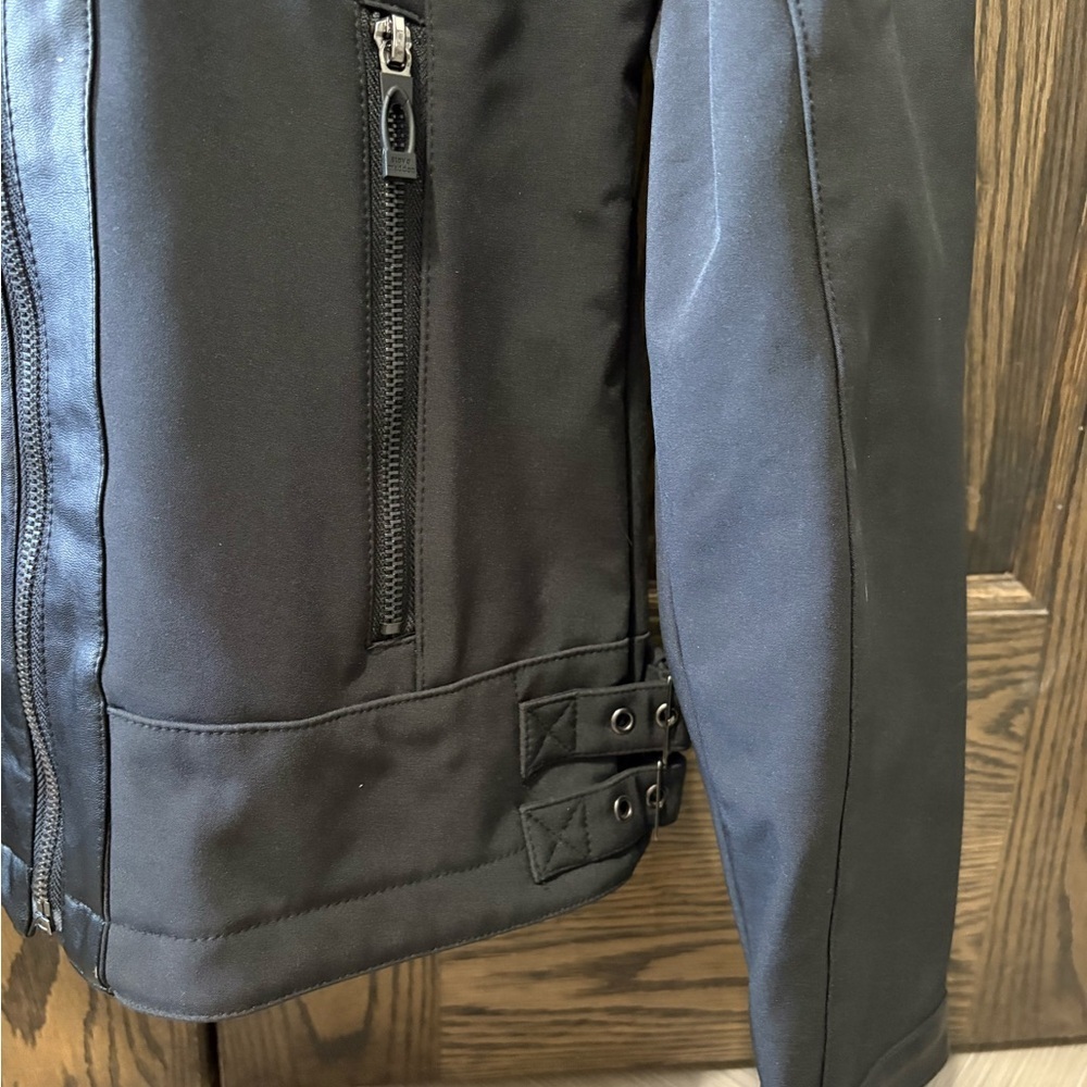Steve Madden Black Jacket with leather trim - Picture 3 of 7